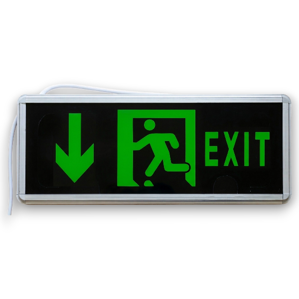 LED EXIT LIGHT CM-118 DOWN (20 PCS)(LEDL231)